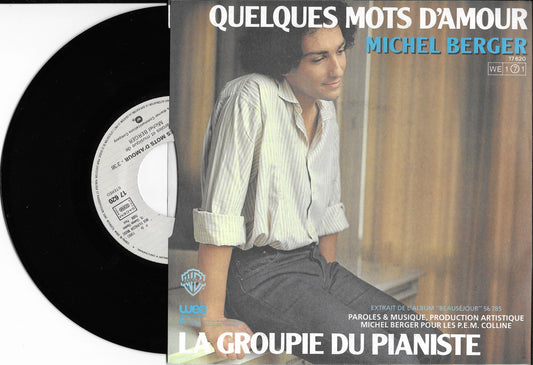 MICHEL BERGER - La Groupie du pianiste / Quelques mots d'amour
