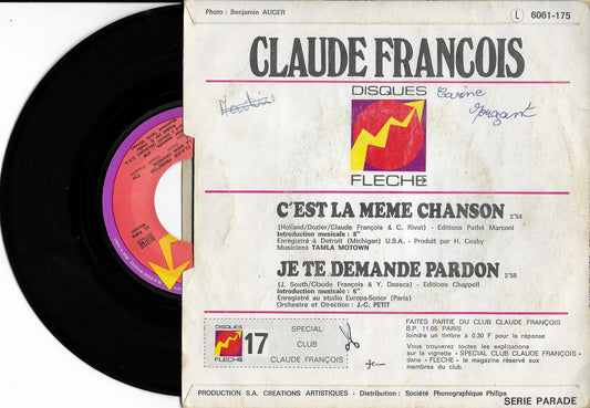 CLAUDE FRANCOIS - C'est La Même Chanson