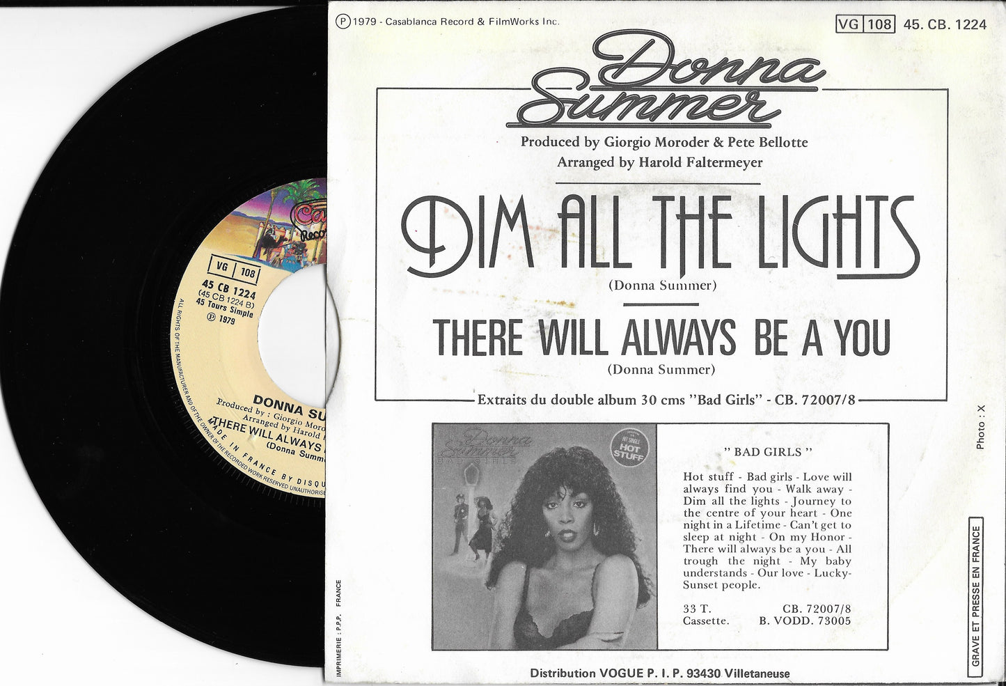 DONNA SUMMER - Dim All The Lights