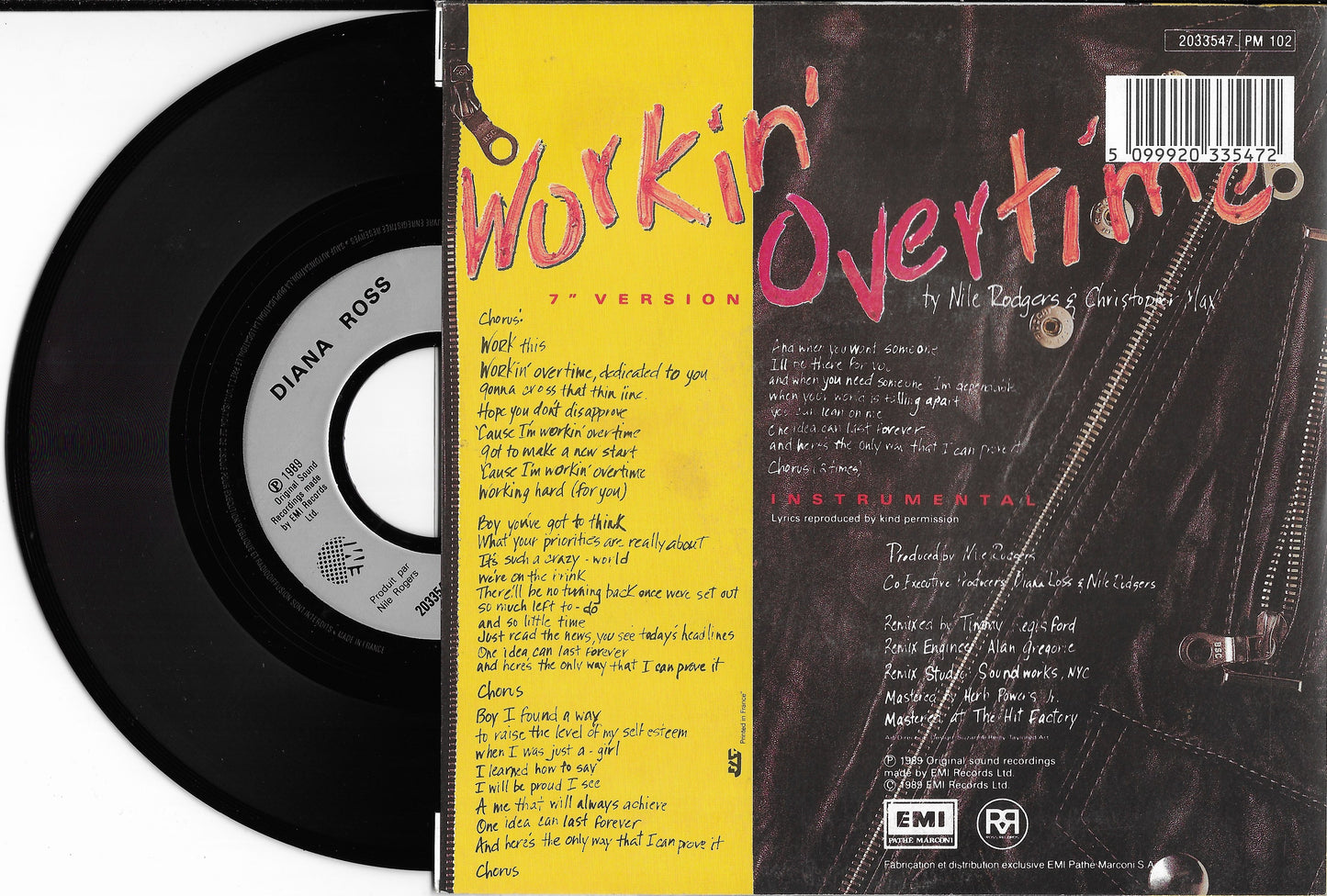 DIANA ROSS - Workin' Overtime