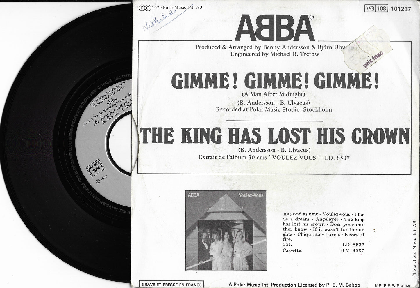 ABBA - Gimme! Gimme! Gimme! (A Man After Midnight)