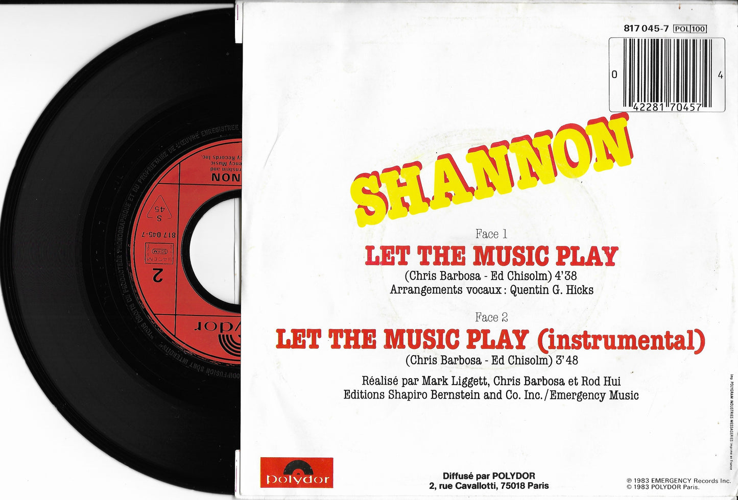 SHANNON - Let The Music Play