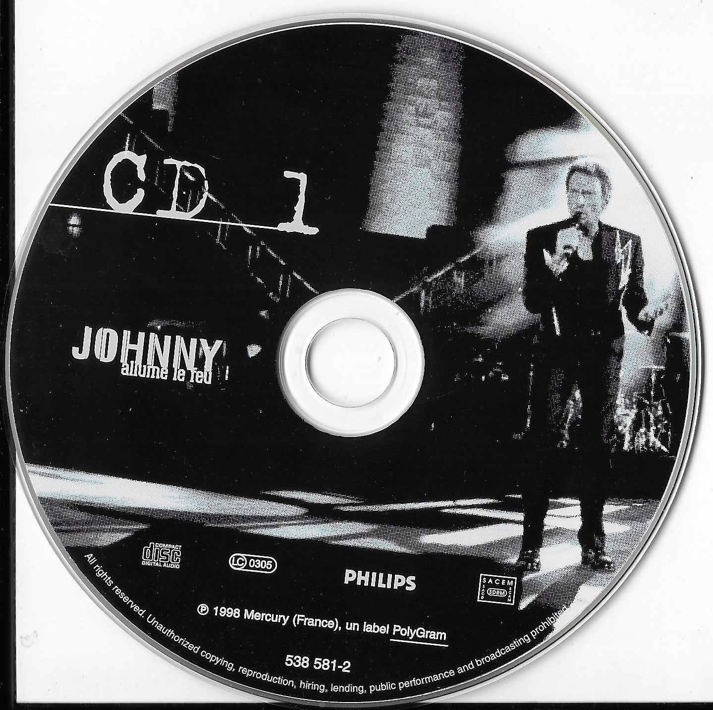 JOHNNY HALLYDAY - Allume Le Feu - Stade De France 98
