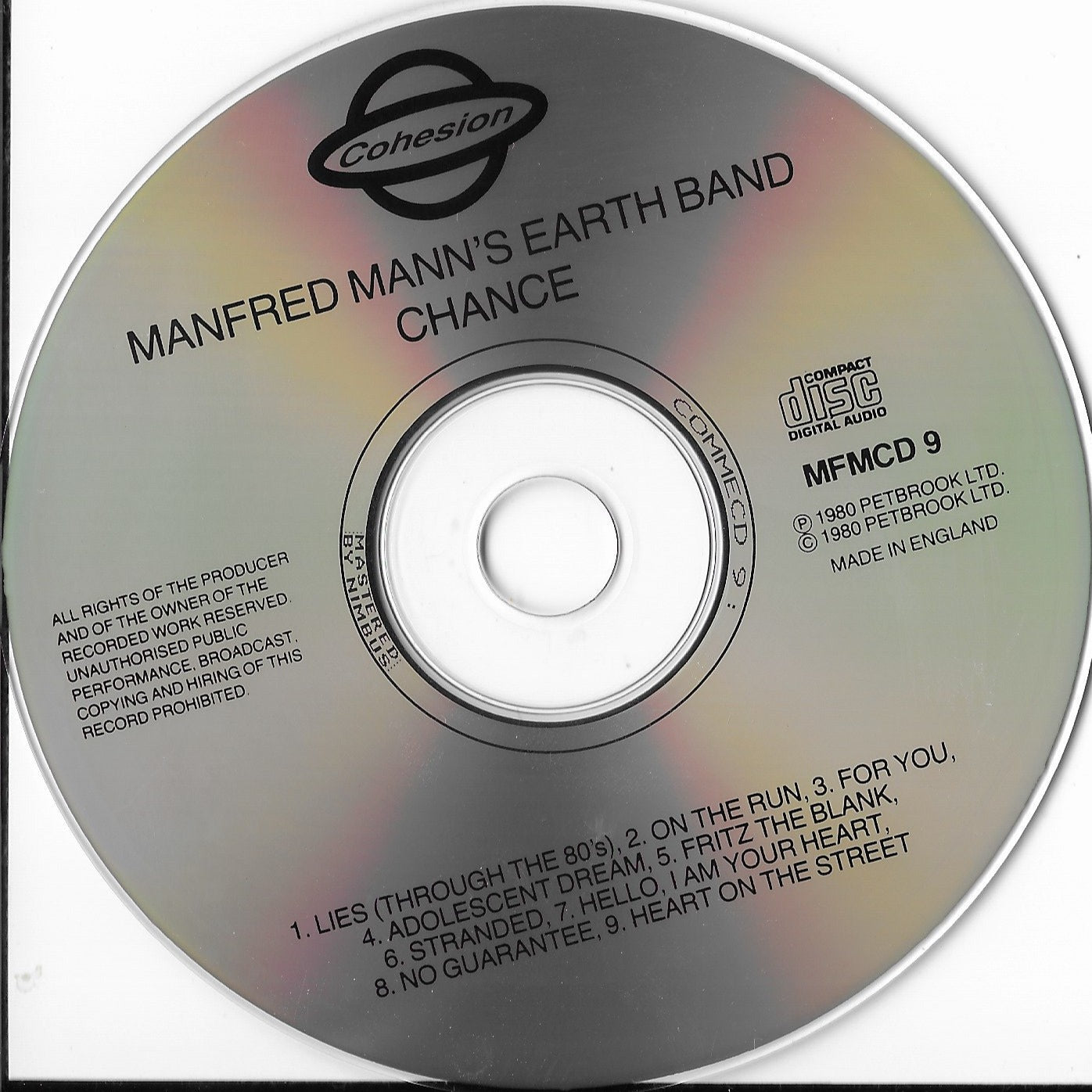 MANFRED MANN'S EARTH BAND - Chance