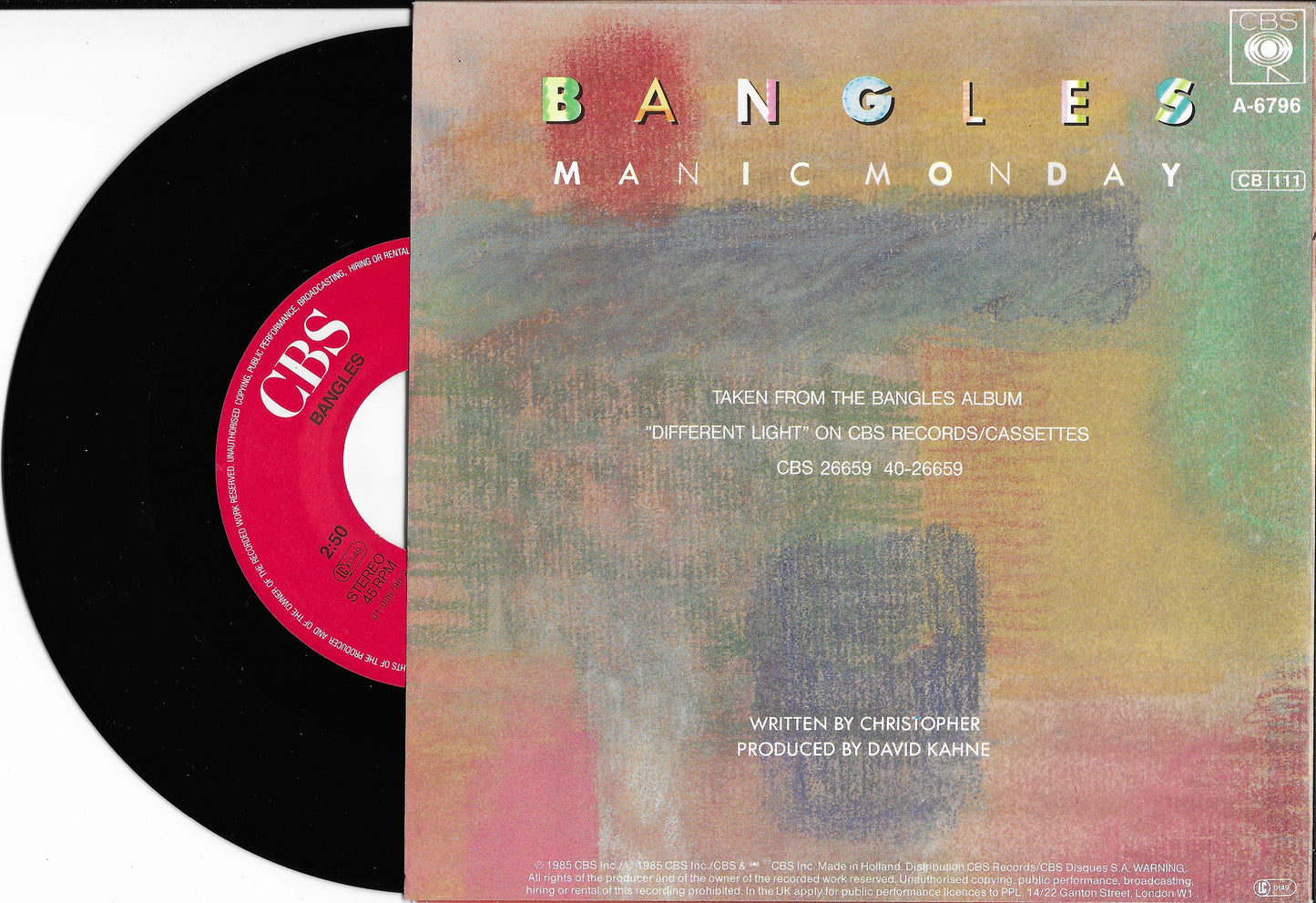 BANGLES - Manic Monday