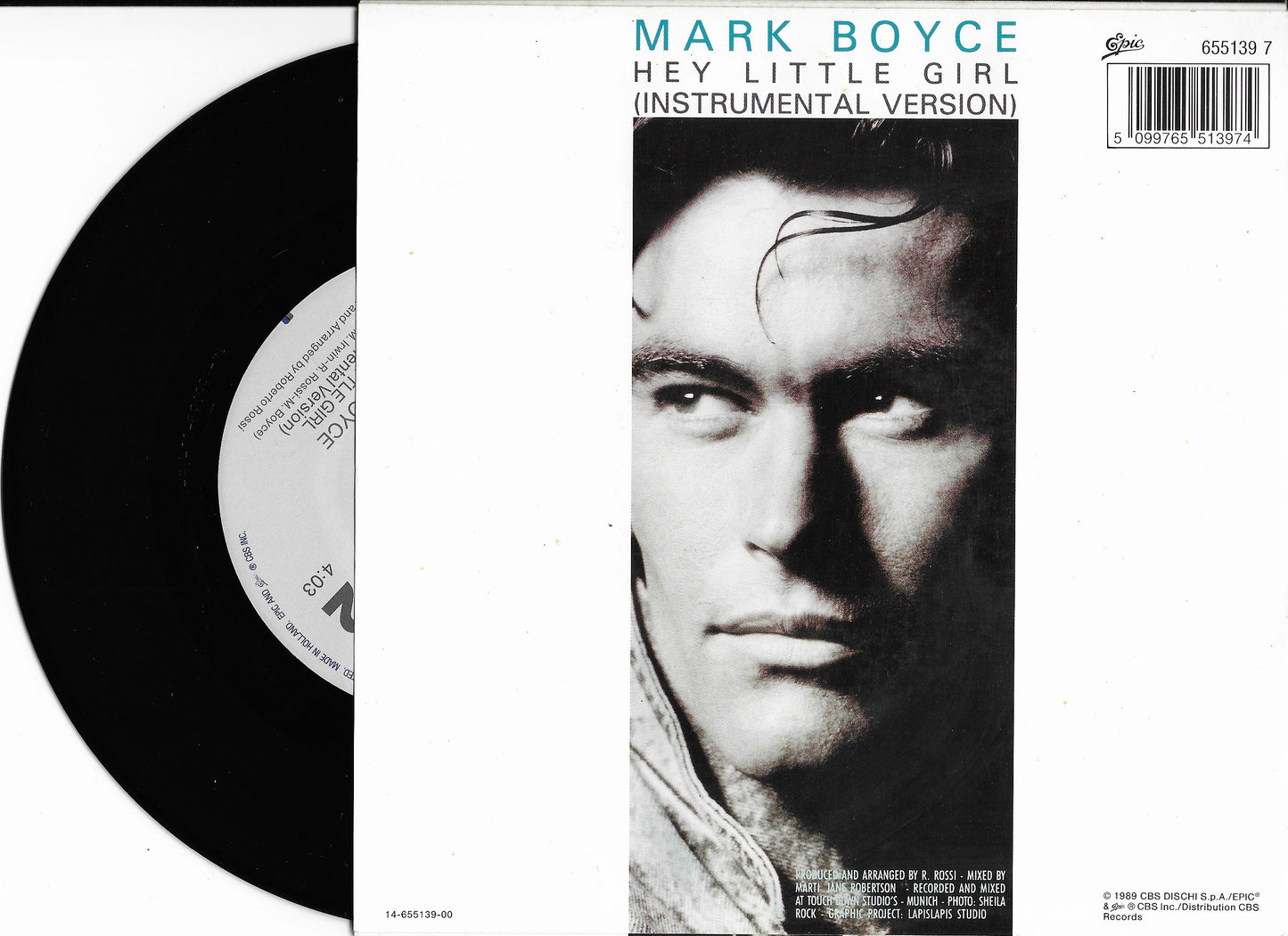 MARK BOYCE - Hey Little Girl