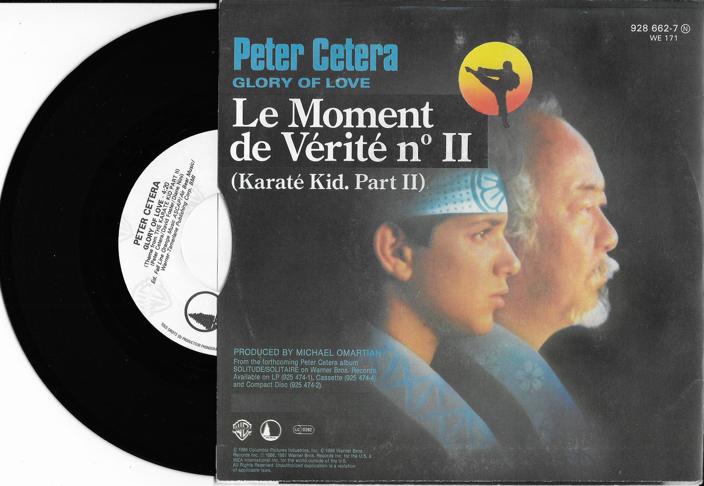 PETER CETERA - Glory Of Love (Theme From Karate Kid Part II)