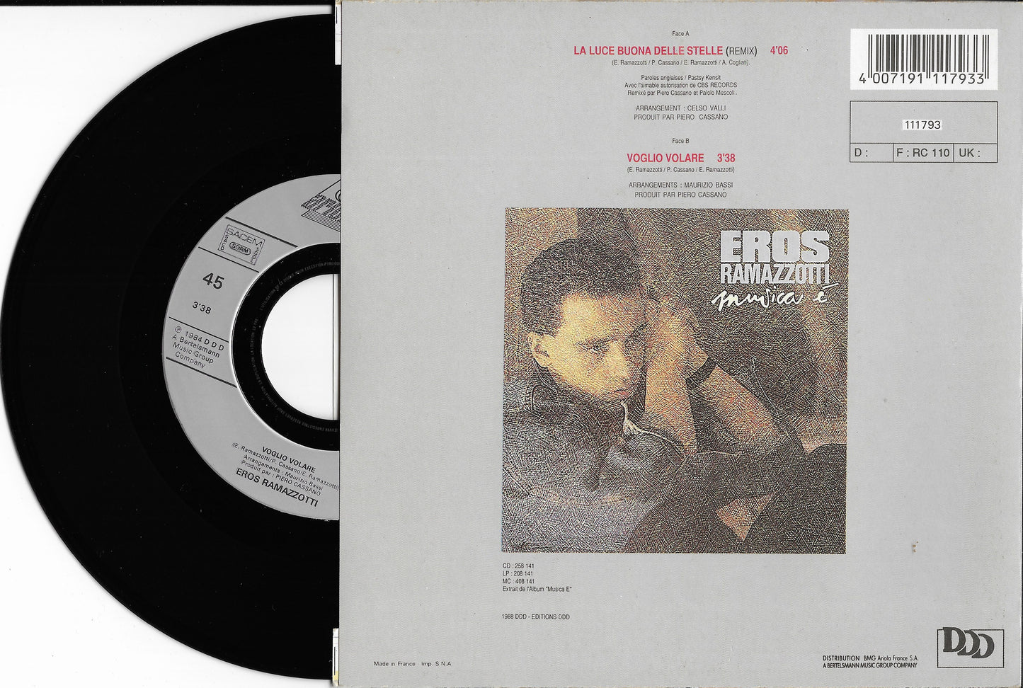 EROS RAMAZZOTTI / PATSY KENSIT -   La Luce Buona Delle Stelle (Remix)