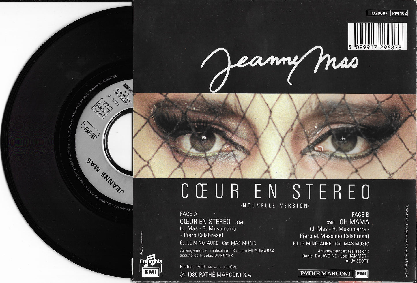 JEANNE MAS - Cœur En Stéréo (Nouvelle Version)