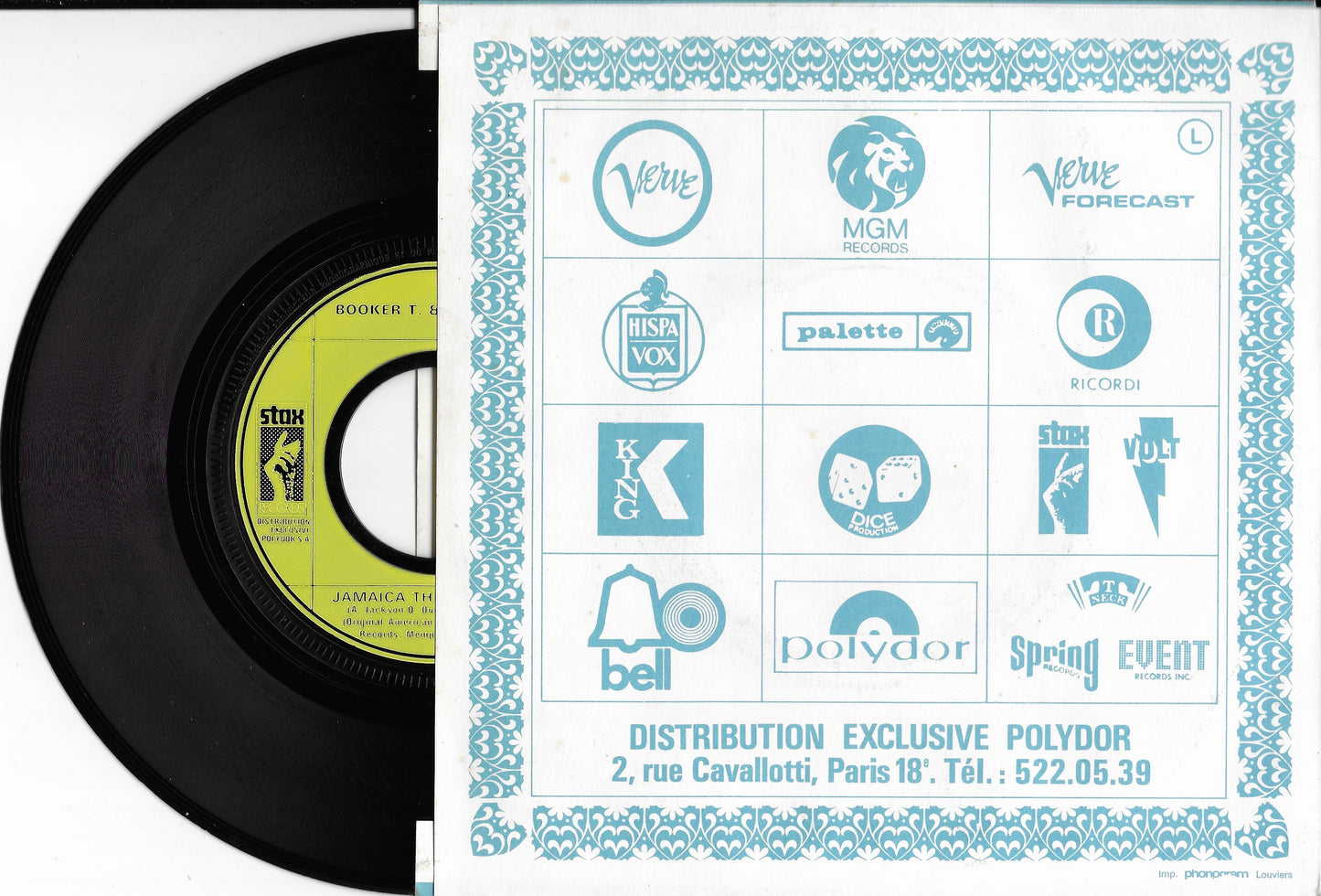 BOOKER T. & THE M.G.'S - Fuquawi / Jamaica This Morning