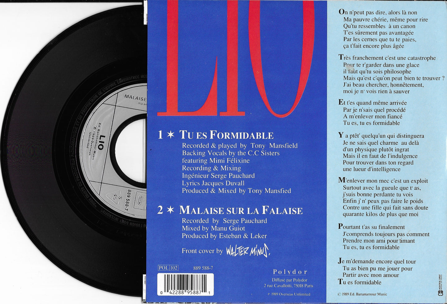 LIO - Tu Es Formidable