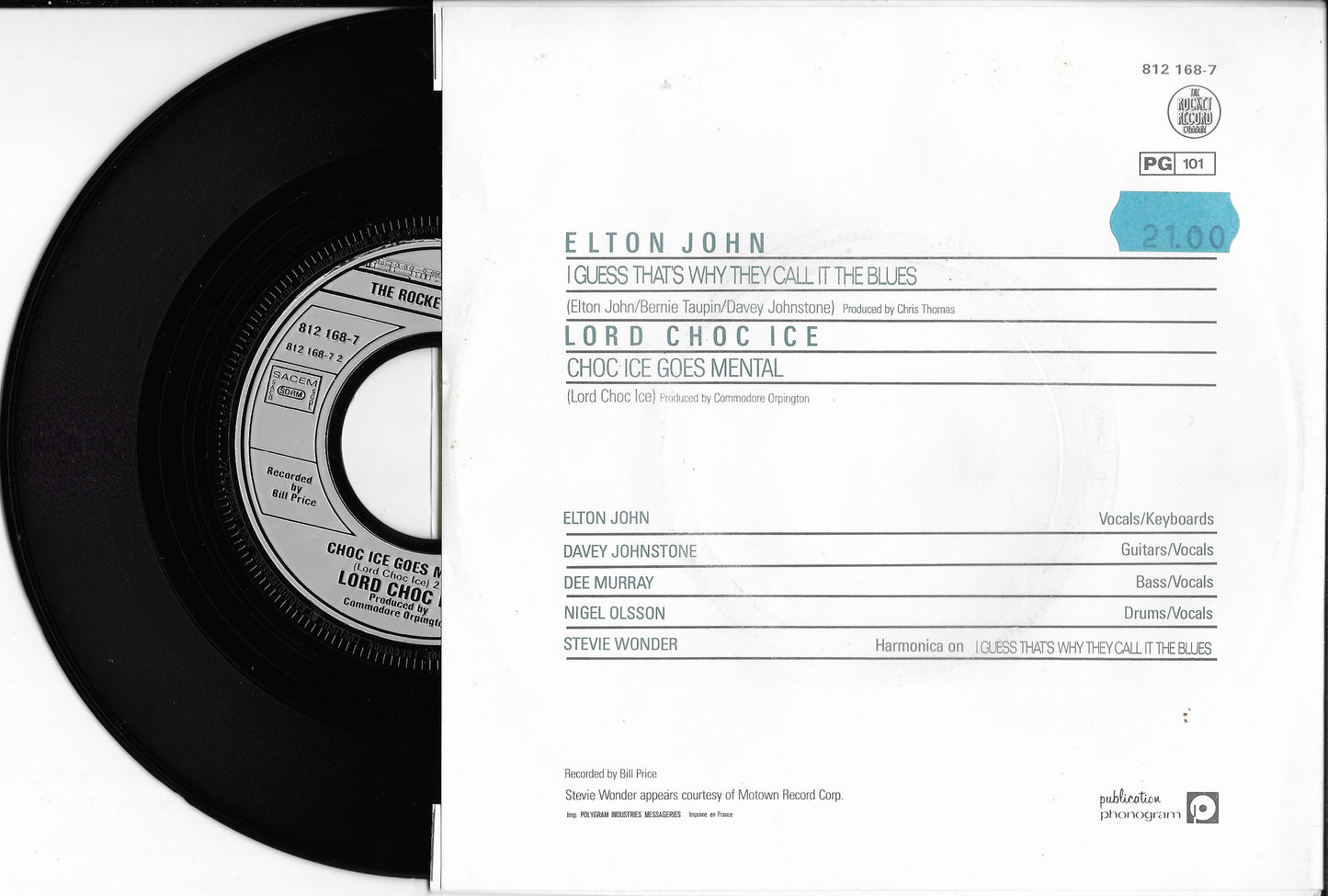 ELTON JOHN - I Guess That's Why They Call It The Blues