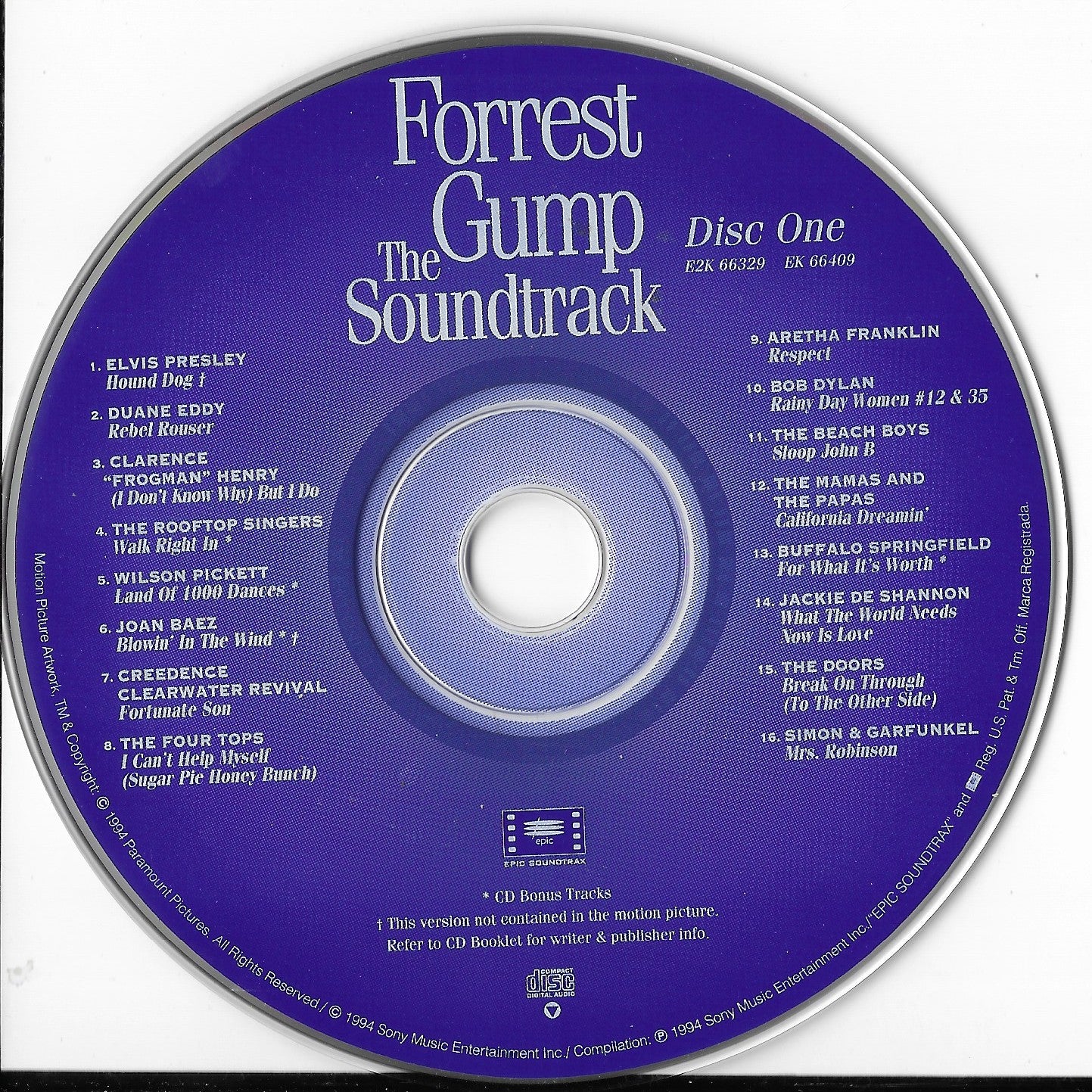 FORREST GUMP - The Soundtrack