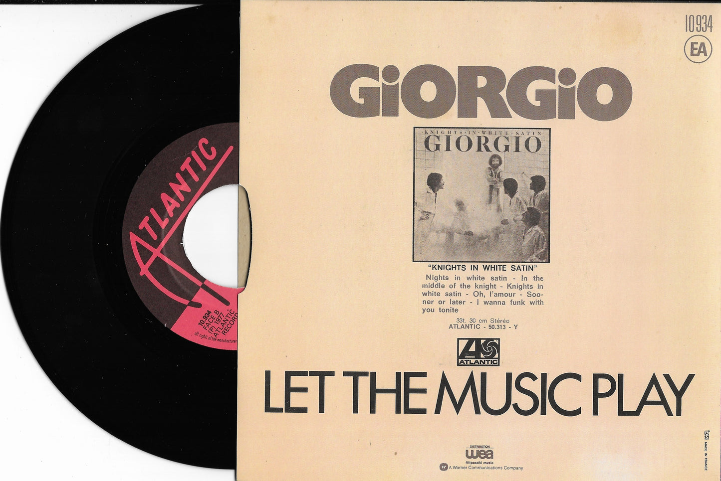 GIORGIO MORODER -  Let The Music Play