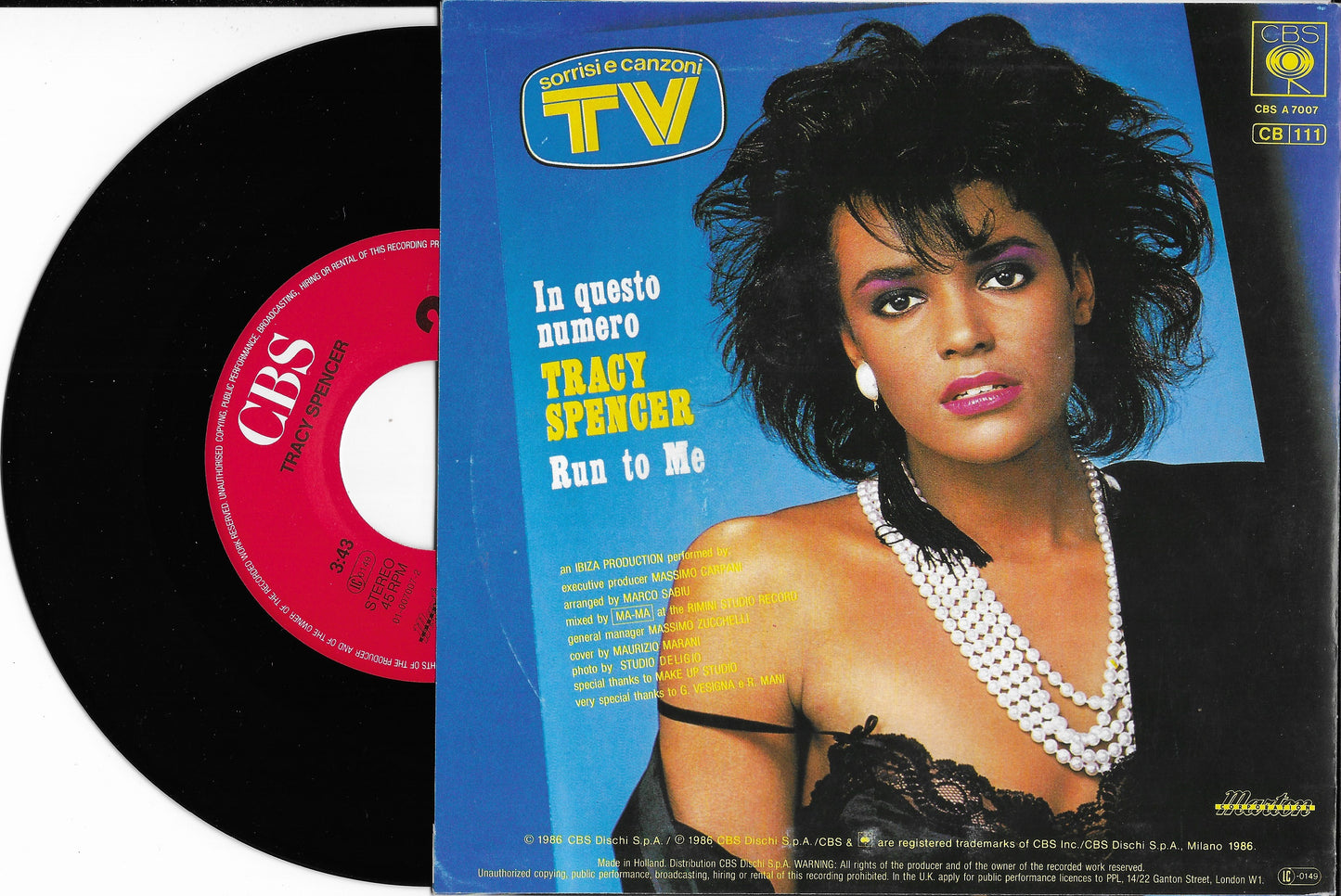 TRACY SPENCER - Run To Me