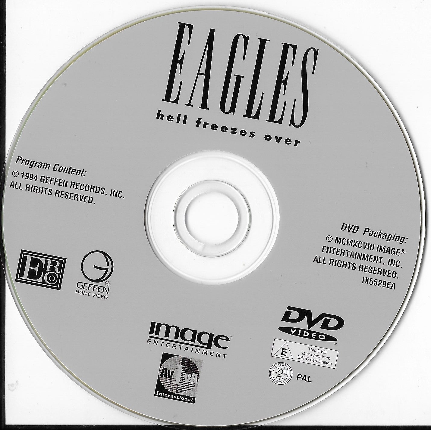 EAGLES - Hell Freezes Over