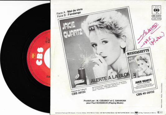 JAKIE QUARTZ - Mal De Vivre