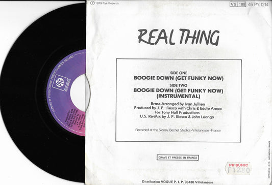 THE REAL THING - Boogie Down (Get Funky Now)