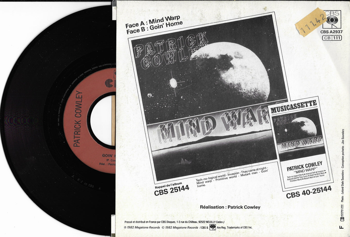 PATRICK COWLEY - Mind Warp