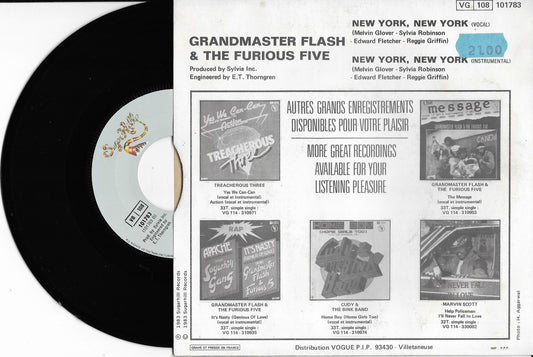 GRANDMASTER FLASH & THE FURIOUS FIVE - New York New York