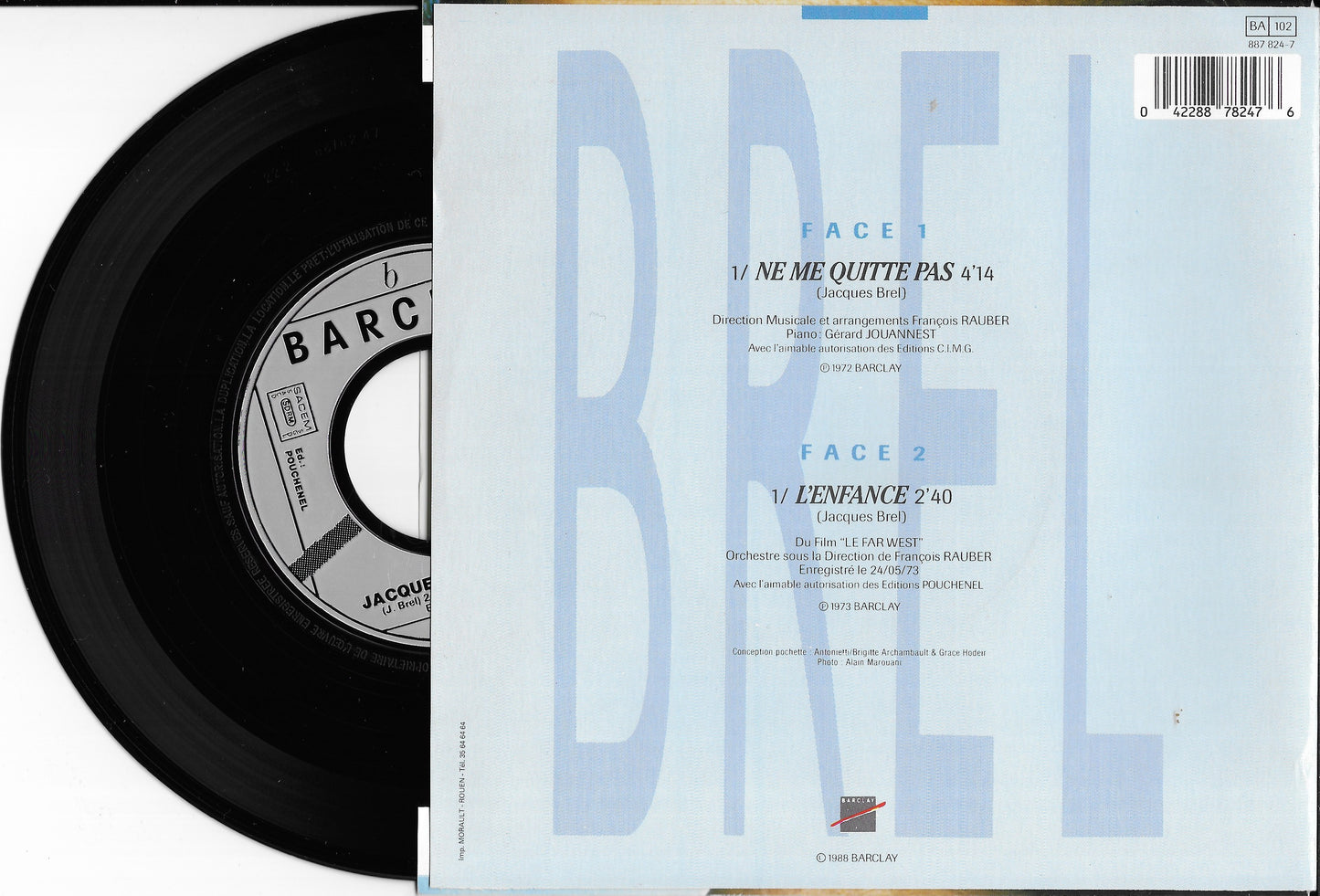 JACQUES BREL - Ne Me Quitte Pas