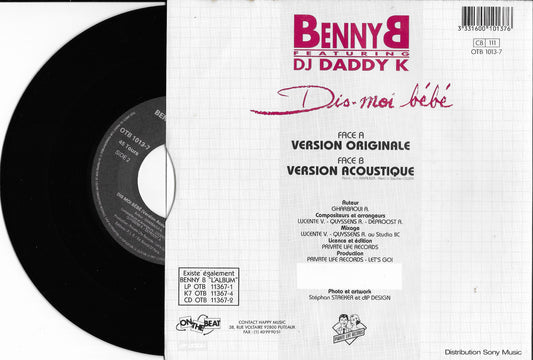 BENNY B Featuring DJ DADDY K - Dis Moi Bébé