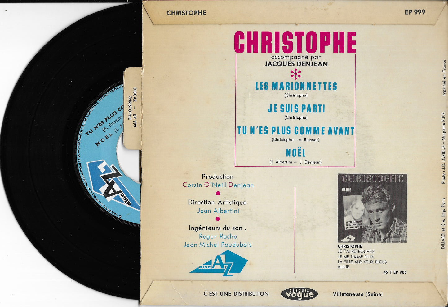 CHRISTOPHE - Les Marionnettes