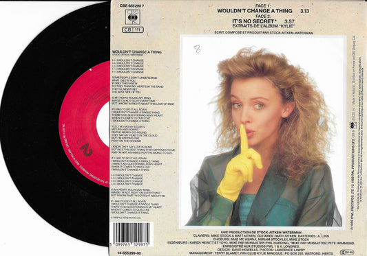 KYLIE MINOGUE - Wouldn't Change A Thing