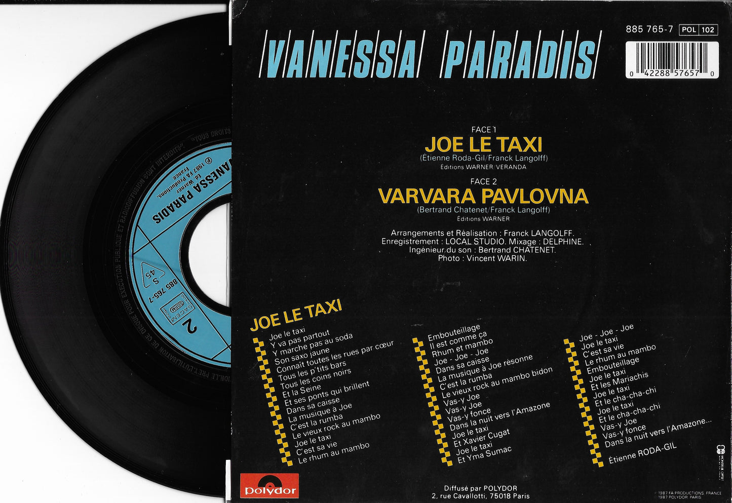 VANESSA PARADIS - Joe Le Taxi