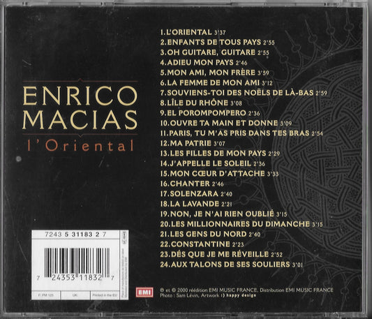 ENRICO MACCIAS - L'Oriental