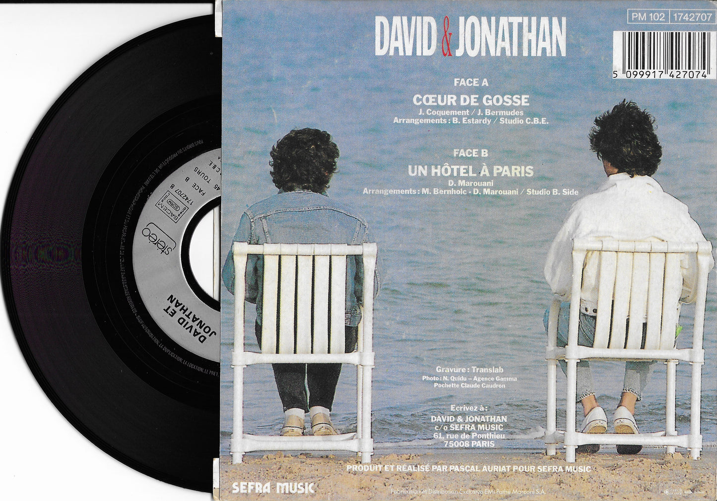 DAVID & JONATHAN - Cœur De Gosse