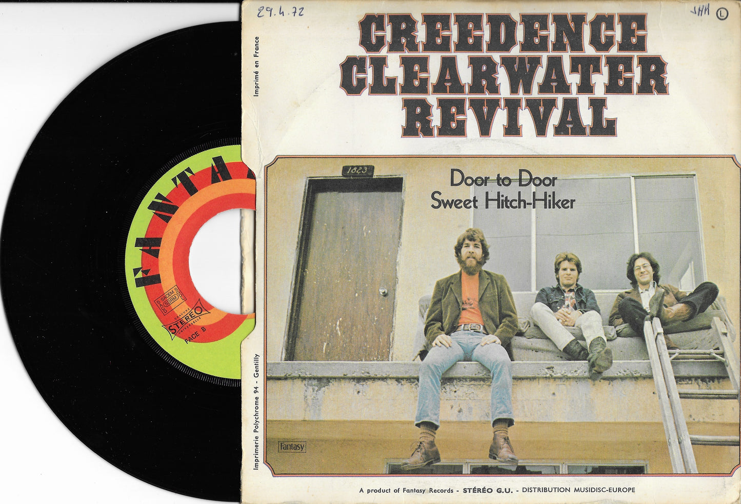 CREEDENCE CLEARWATER REVIVAL - Sweet Hitch-Hiker / Door To Door