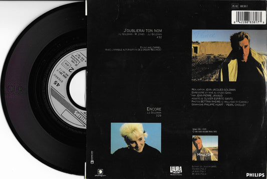JOHNNY HALLYDAY / CARMEL - J'oublierai Ton Nom