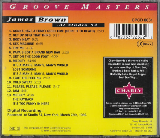 JAMES BROWN - At Studio 54