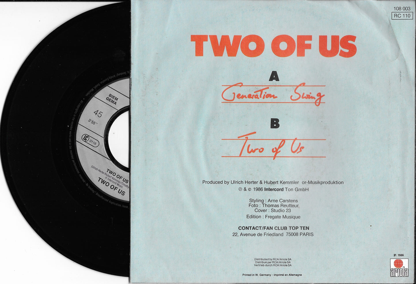 TWO OF US - Generation Swing