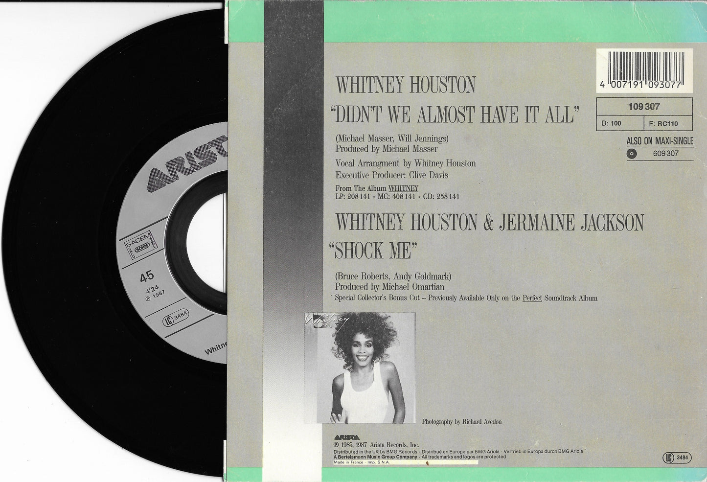 WHITNEY HOUSTON - Didn't We Almost Have It All
