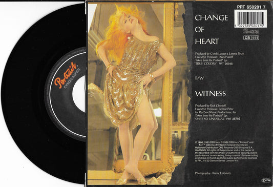 CYNDI LAUPER - Change Of Heart