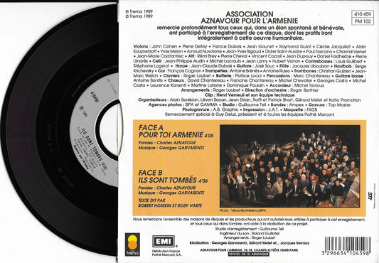 CHARLES AZNAVOUR - Pour Toi Arménie