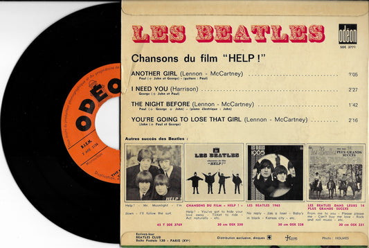 THE BEATLES - Chansons Du Film "Help !"