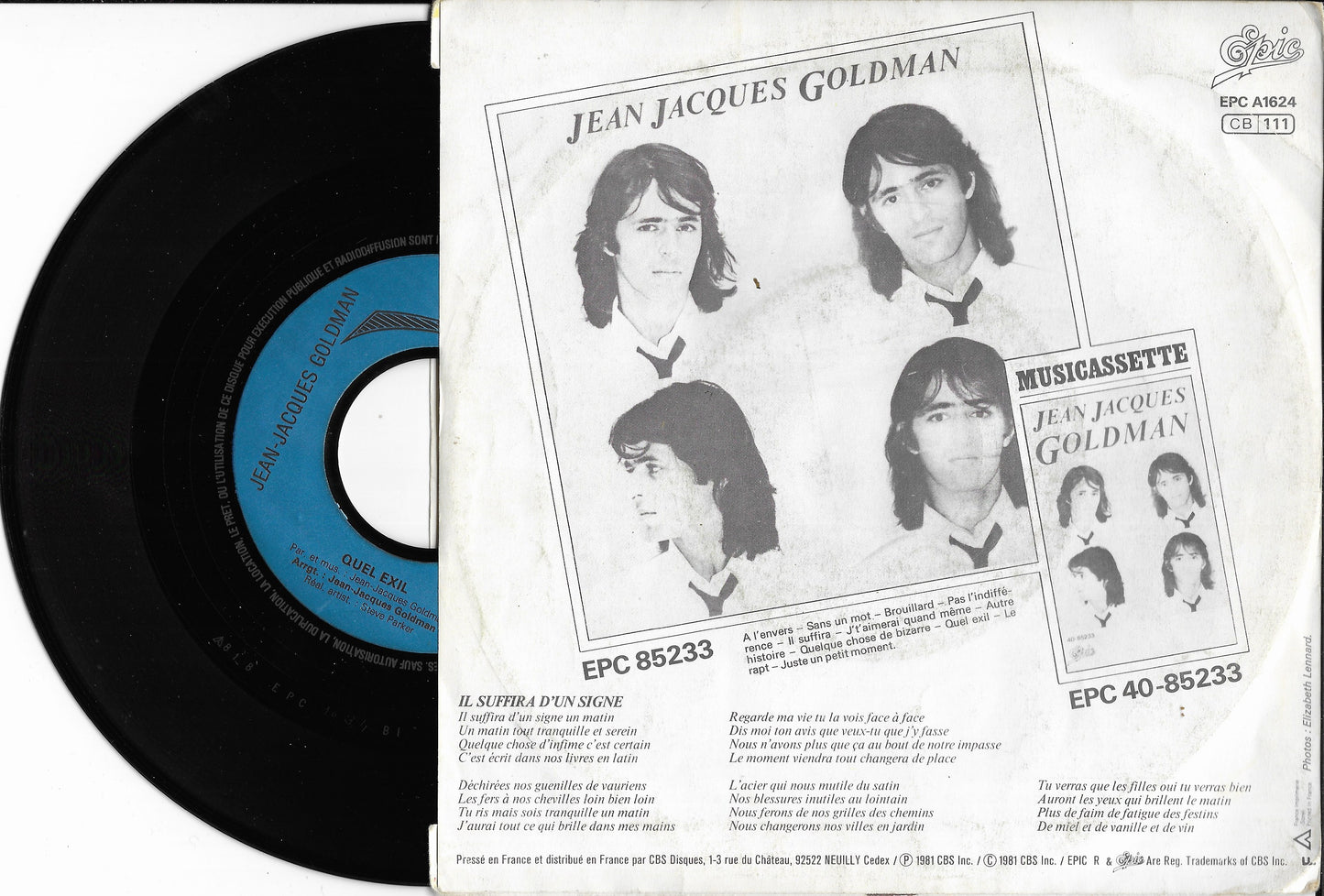 JEAN JACQUES GOLDMAN - Il suffira d'un signe