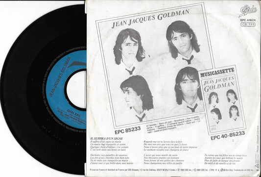 JEAN JACQUES GOLDMAN - Il suffira d'un signe