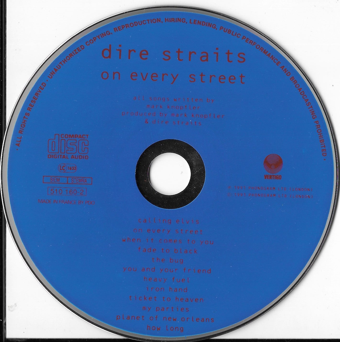 DIRE STRAITS - On Every Street