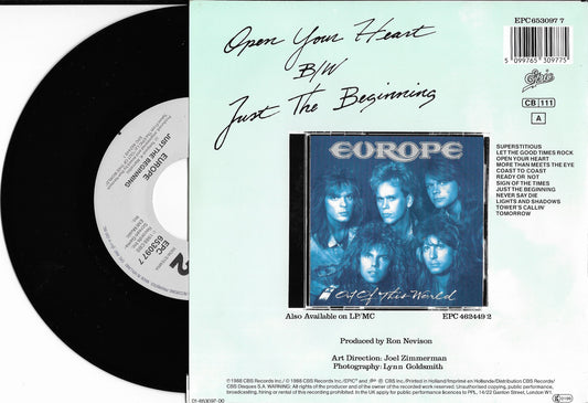 EUROPE - Open Your Heart