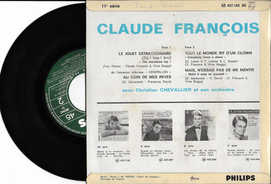 CLAUDE FRANCOIS - Le Jouet Extraordinaire