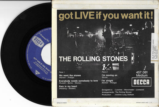 THE ROLLING STONES - Got Live If You Want It!