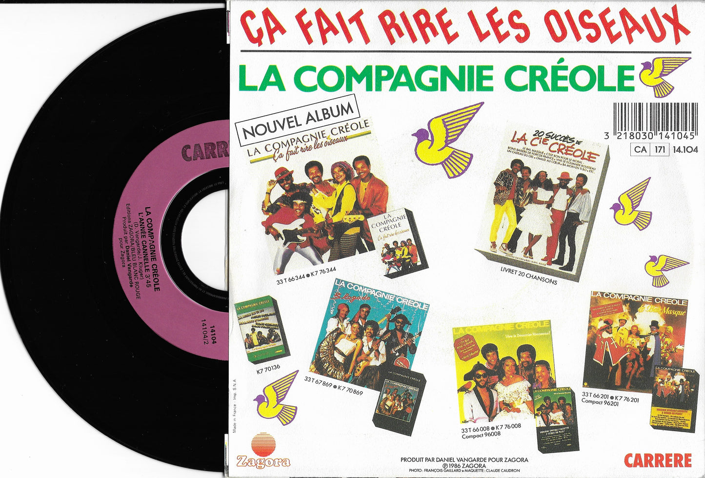 LA COMPAGNIE CREOLE - Ça Fait Rire Les Oiseaux