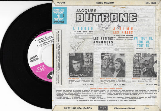 JACQUES DUTRONC - J'aime Les Filles (Si Vous Etes Comme Ça Téléphonez Moi)