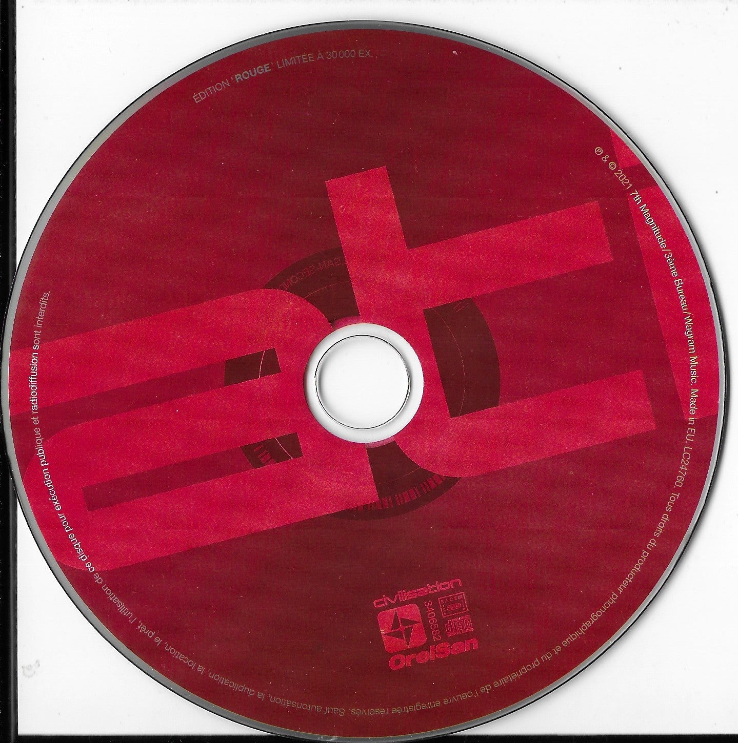 ORELSAN - Civilisation (Edition Limitée CD Rouge)