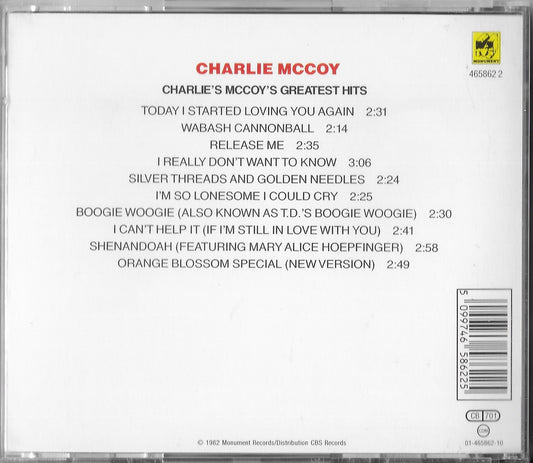 CHARLIE McCOY - The Greatest Hits Of Charlie McCoy