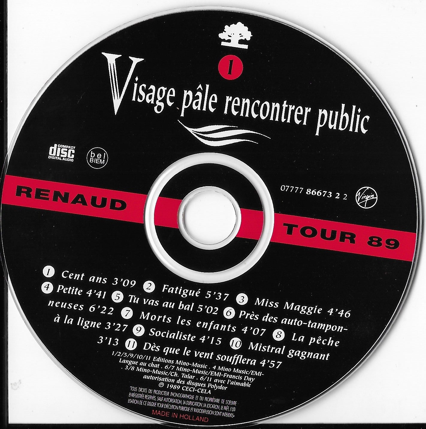 RENAUD - Visage Pâle Rencontrer Public